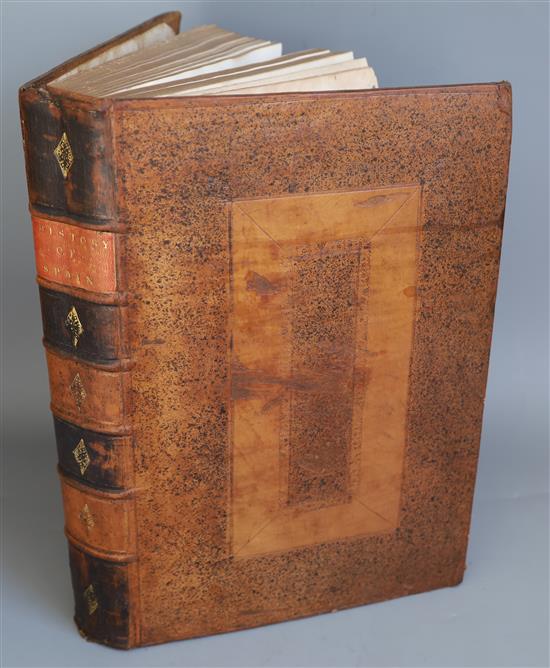 Mariana, Juan de - The General History of Spain, 1st edition in English, translated by John Stevens, folio,